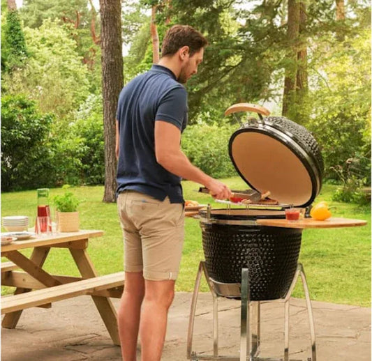 Kamado 21'' Premium - Churrasqueira Cerâmica | TUDO EM CASA - TUDO EM CASA