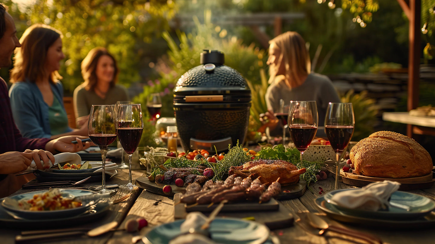 Kamado 15'' Compacto - Churrasqueira Cerâmica | TUDO EM CASA - TUDO EM CASA